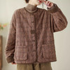 裁缝学苑AS394复古加厚夹棉夹克外套女冬圆领棉服纸样绗棉小棉袄 商品缩略图5
