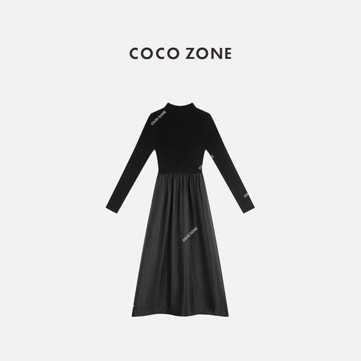 COCO ZONE " 千金风  "系列拼接设计连衣裙ACC1D2708 商品图1