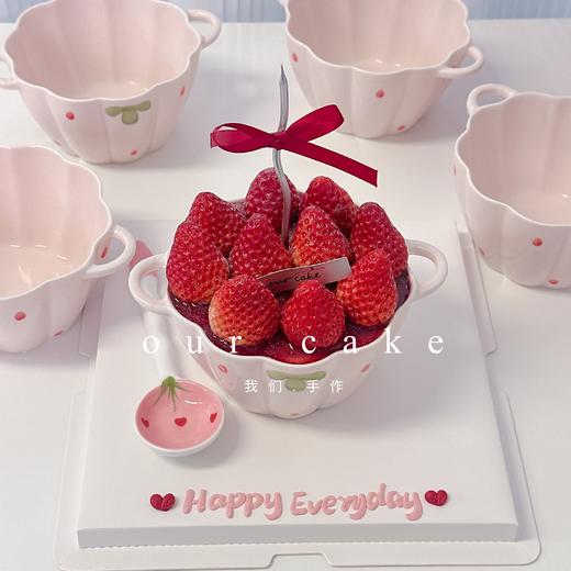 草莓碗蛋糕-低糖处理无添加 商品图7