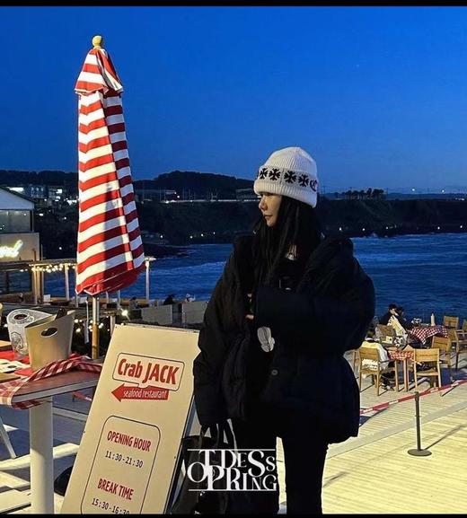 克罗心2024秋冬新款铁标毛线帽（AN） 商品图10