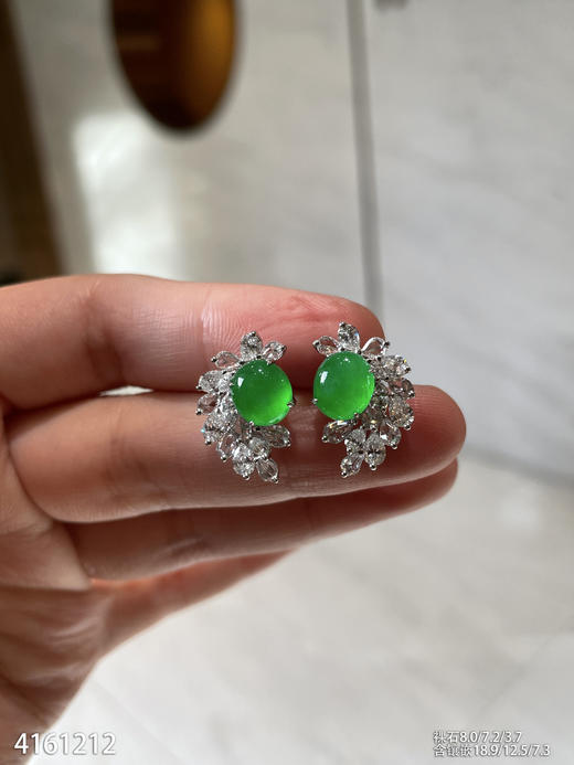 4161212，蛋面耳钉。具体价格微信咨询 商品图5