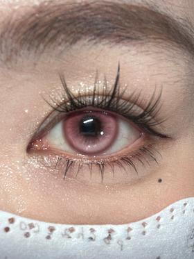 Clairecolor半年抛美瞳 桃之粉兔 14.5mm