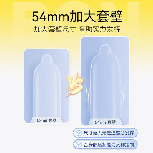 杰士邦 大号超薄54mm避孕套 商品图1