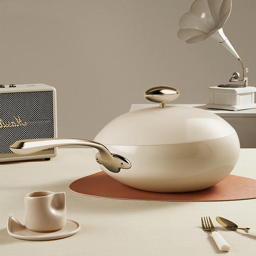 VELOSAN温仑山无涂层鹅卵石不粘炒锅32cmVE038 商品图10