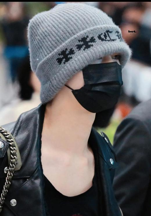 克罗心2024秋冬新款铁标毛线帽（AN） 商品图11