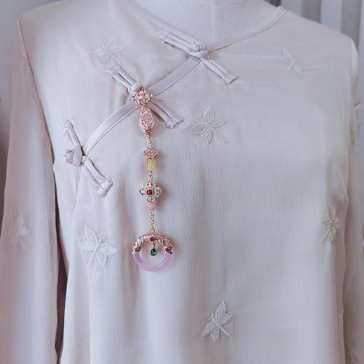 XL742【长生殿】原创天然玉髓旗袍压襟扣挂件古典宫廷汉服茶服中式配饰 商品图2