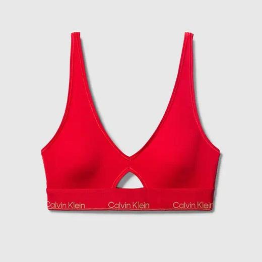 【2FCalvin Klein Underwear 24秋冬女士本命年新年红无钢圈文胸】 商品图0