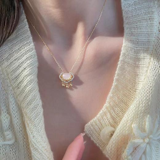 祥云如意锁项链 商品图0