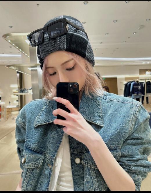 驴家新款棋盘格拼色针织冷帽男女同款（AN） 商品图6