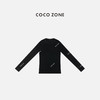 COCO ZONE 莱赛尔绵羊毛混纺设计感长袖圆领T恤CC1C2144 商品缩略图2