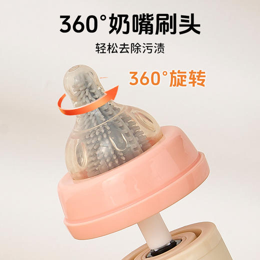 志高电动奶瓶奶嘴刷婴儿专用防水360度可洗耐用全自动洗杯子神器 商品图2