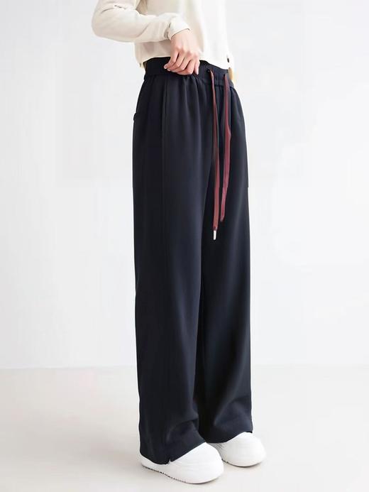 超值【休闲裤】品质女裤➡️（精选澳大利亚棉花）🔥加绒/加厚9969品质垂感侧开叉阔腿裤直筒裤-喜出 商品图4