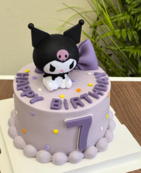 三丽鸥 紫色蝴蝶结库洛米