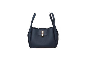 豪麟名鞋迪嘉女包手袋牛皮革WPB51EL003黑色