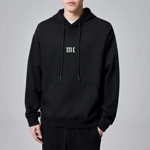 墨麦客男装字母印花男士休闲连帽卫衣秋季款基础休闲外套男 商品图1
