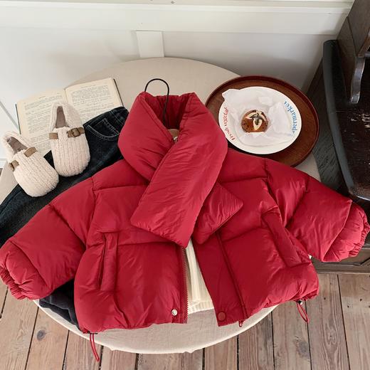 【YW】无忧购红色喜庆年服外套男女童简百搭休闲约棉衣G0688/G0670（截单后7天发货)25年清仓捡漏 商品图3
