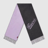 GUCCI 古驰 男女通用铭文提花羊毛围巾 紫色 795273 3GANX 1472 商品缩略图1