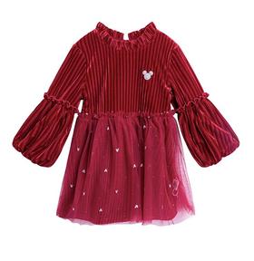 迪士尼长袖连衣裙214DQ0088