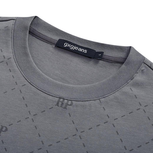 gxg.jeans男装夏季时尚圆领短袖T恤JEX14400772 商品图2