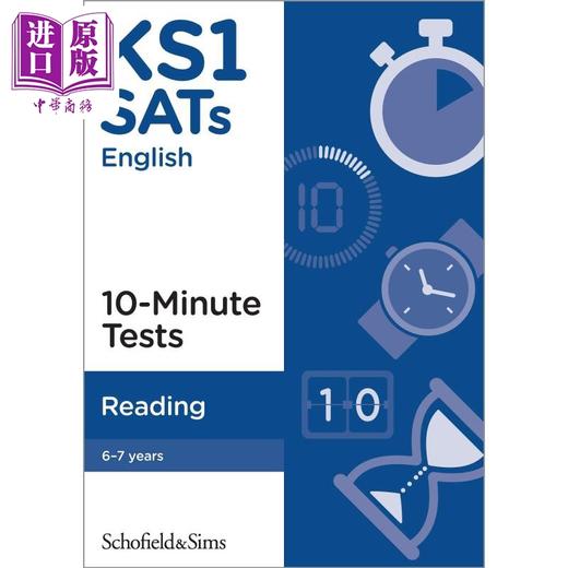 【中商原版】英国S&S教辅KS1 SATs Reading 10-Minute Tests KS1 SAT 阅读 10 分钟测试（6-7岁）附答案  英文原版  商品图0
