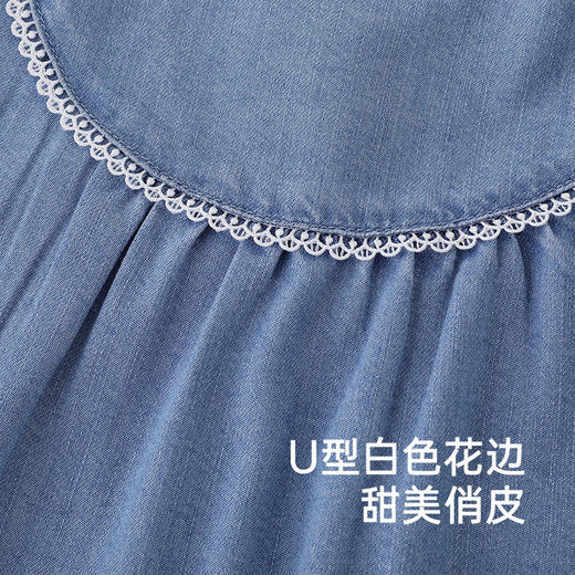 【商场同款】英氏儿童外套春夏复古牛仔外套女童轻薄外套新款 商品图3