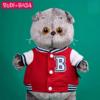 BUDIBASA巴迪宝思 宝喜可猫+红色夹克, 25cm  (毛绒玩具) 商品缩略图2