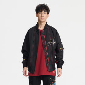 ONIARAI/鬼洗 蛇年贺岁化石福寿永存MA-1飞行夹克  A340011