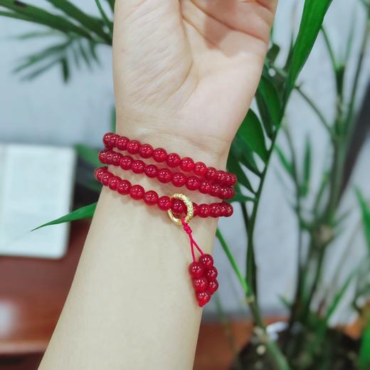 红玛瑙三圈手串【配礼品袋】 商品图4