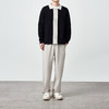 墨麦客男装2024春秋新款男士针织夹克撞色提花宽松上衣外套男潮流 商品缩略图3