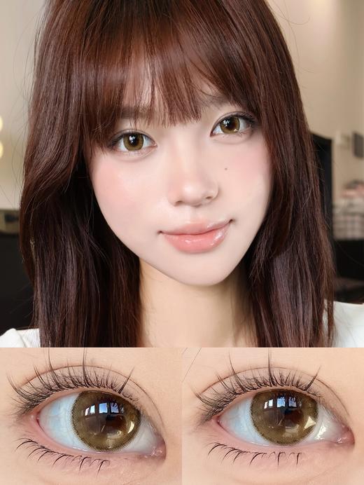 Cococon 焦糖栗巧/奶油透灰/琥珀蜜棕 14.5mm  年抛 商品图5