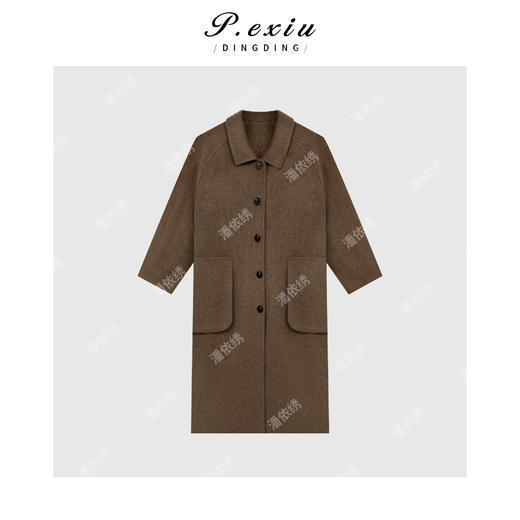 PanYiXiu/潘依绣【慕斯大衣】苏力羊驼毛柔软双面羊毛大衣 DM9112 商品图1