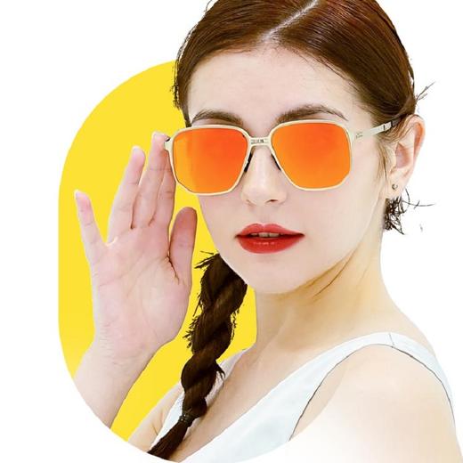 Feliztrip斐利斯 折叠镀膜太阳眼镜墨镜防紫外线防蓝光超轻无螺丝铰链镜框偏光镜片 TR-G528X 商品图4