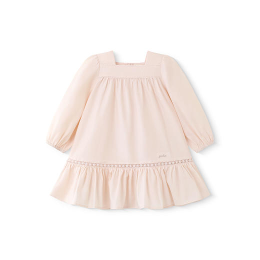 【商场同款】英氏女童裙子春夏长袖纯棉女宝甜美连衣裙2025新款 商品图4