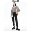 VIMAGE纬漫纪秋季新款显瘦百搭舒适针织开衫外套V1601204 商品缩略图0