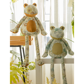 秘境花园青蛙玩偶公仔高端可爱棉安抚装饰小孩礼物娃娃玩具抱枕