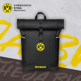 【官方正版】多特蒙德足球俱乐部｜BVB队徽PU皮双肩包商务包