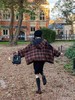 浮生八记/24D177/“魔法斗篷”英伦复古多种穿法可拆卸连帽围巾斗篷大衣 商品缩略图2