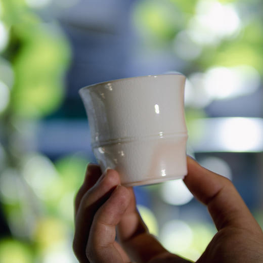 【林栖好物】李现锋纯手工柴烧竹节杯80-90ml 商品图0