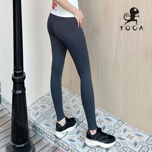 壁虎瑜伽【2412KZ326】加绒高暖高腰九分裤【5天发货】 商品图4