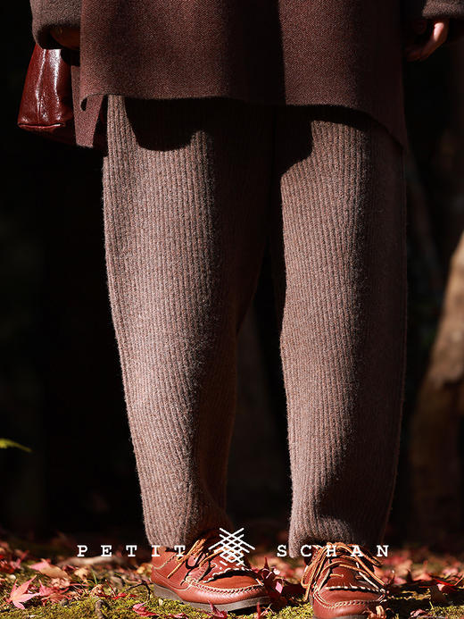 PETIT SCHAN小闪 CLO#688 Mommy's 妈妈牌 美利奴羊毛宽松针织奶奶裤萝卜裤 商品图0