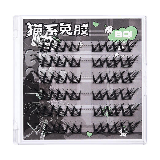 纪念日百货女神款B7731猫系免胶假睫毛160396059（随机发货） 商品图1