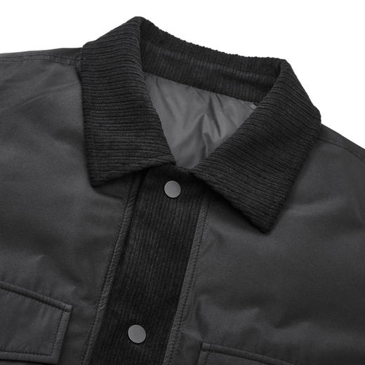 gxg.jeans男装冬季新品黑色翻领短款羽绒服保暖舒适羽绒服J24XD254037 商品图2