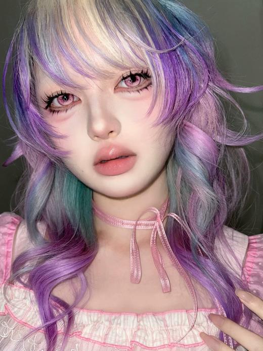 illusionDuck旗下 · 绒迹海蝶&莲迹海蝶&春迹海蝶&晨迹海蝶&蒲迹海蝶&暮迹海蝶&花迹海蝶｜ 14.5mm白狮参考着色大直径  半年抛美瞳  2片 商品图2