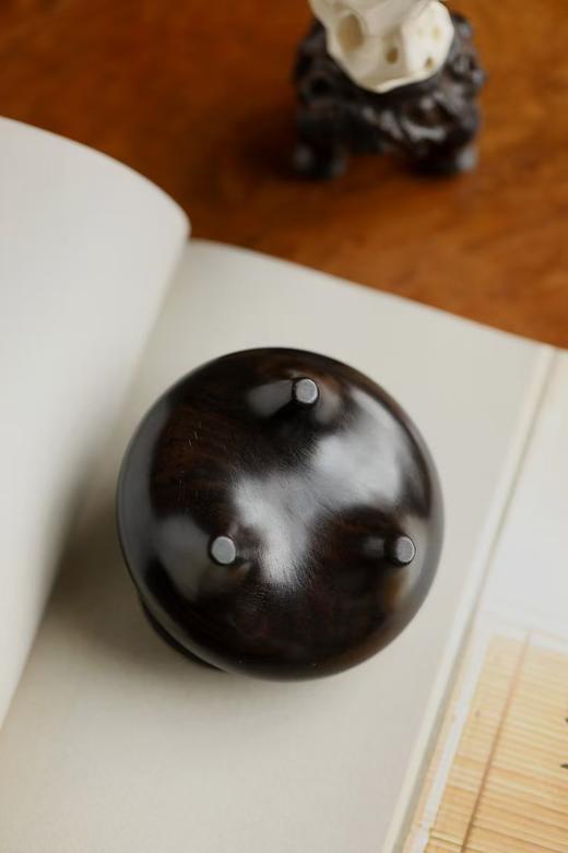 三足双耳°紫光檀香炉 商品图8