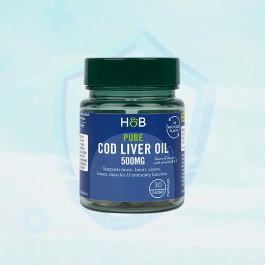 【一口价】英国荷柏瑞深海鳕鱼肝油软胶囊30粒/瓶 商品图7