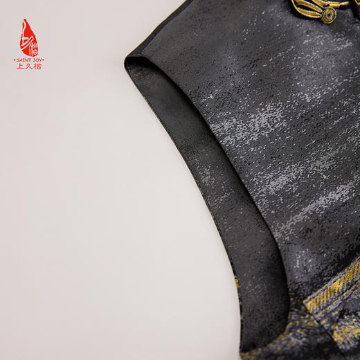 SAINTJOY/上久楷 女式宋锦马甲 中式上衣 中国风 复古 汉宫秋月 CY1044207006 商品图9