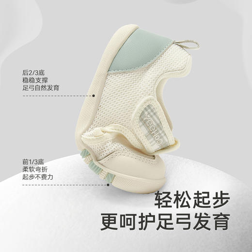 【商场同款】英氏儿童鞋春夏新款网眼透气男女童学步鞋软底防滑鞋 商品图3
