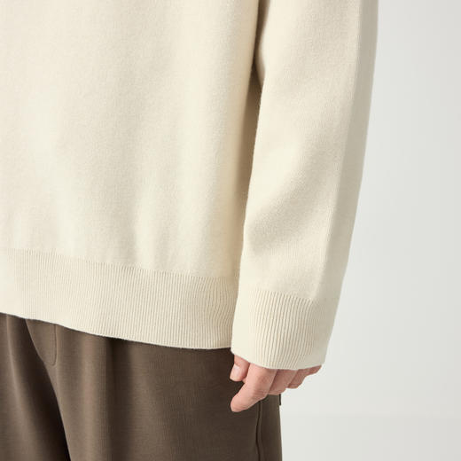 墨麦客男装远红外升温半高领针织衫冬季新款休闲打底上衣男20458 商品图2