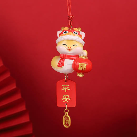 【2025国潮蛇年挂件】汽车挂饰 车内后视镜醒狮吊坠 车载新年礼物生肖蛇  商品图6