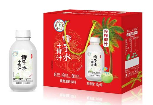 强人 椰汁椰子水礼盒装  380g*8瓶 商品图0